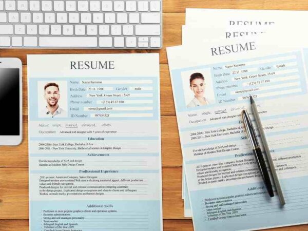 Resume Format for Freshers