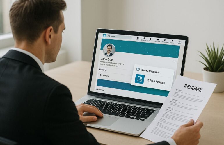 How to Upload Resume to LinkedIn