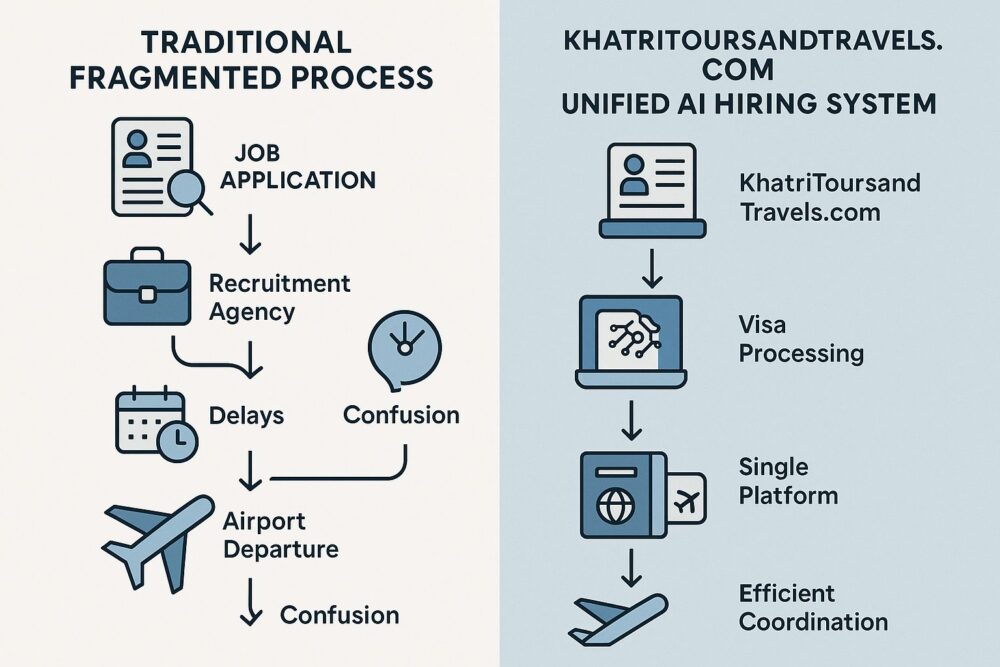 AI Hiring System From Job Pick to Airport All in One System